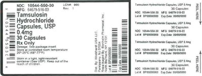 0.4mg 30ct (Label Tamsulosin HCl Caps 0.4mg Bpi(10544 550 30) Wockhardt(64679 516 30) Rev1)